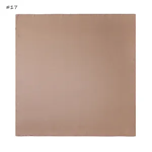 Einfarbiges, glänzendes Chiffon-Quadrat-Tuch, elegantes leichtes Kopftuch und vielseitiger Schal.