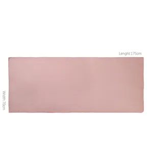 Soft Solid Color Modal Cotton Linen Scarf Breathable Lightweight Pink Shawl 175x70cm