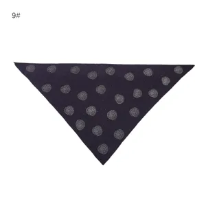 Dark rhinestone rose triangle scarf modal breathable headwrap fashion women wrap 9#