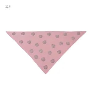 Pink rhinestone rose triangular scarf modal shawl soft headscarf hijab accessory fashion style