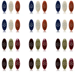 Oval rhinestone floral decorative safety pin brooch anti-glare scarf buckle accessories