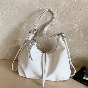 Sac à Dos Convertible Grande Capacité pour Femme Cuir PU Bandoulière Multi-Usages Sac Fourre-Tout Mode pour Travail Voyage Quotidien