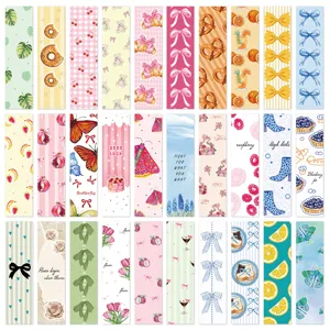 30 pieces aesthetic coquette bookmarks set, cute paper page markers for reading and book decor.
