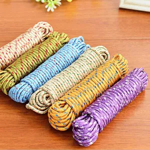 Thickened nylon windproof clothesline 10 meters durable rope for daily laundry drying