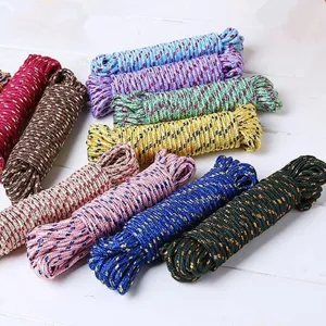 Multifunctional thickened nylon clothesline, durable anti-slip windproof rope for outdoor drying.