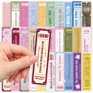30pcs Book Lovers Bookmarks Set Aesthetic Reading Page Markers Stationery DIY Supplies