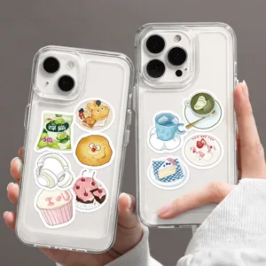 Cute aesthetic decorative stickers set for journal, laptop, phone case and diary.