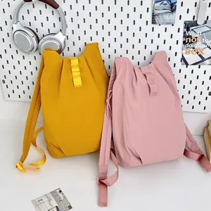 Sac à Dos de Sport Ultraléger en Nylon Style Gilet Sac de Randonnée Imperméable Décontracté Pour Camping Plein Air Unisexe