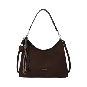 Brown Women Shoulder Bag Vintage Hobo Crossbody Bag Casual Daily Chic Handbag for Autumn