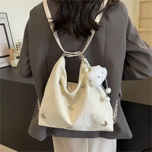Women Pleated PU Butterfly Multi Functional Backpack Convertible Tote Shoulder Bag Streetwear Casual Large Capacity Waterproof Commuter Handbag