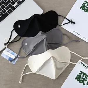UPF50+ masque solaire été mince respirant protection UV 3D masque de protection.