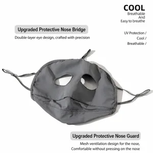 Ice silk sun protection face mask UV block breathable faceini for outdoor cycling sports