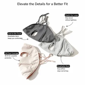 Ice silk sun protection face mask breathable UV block faceini for outdoor cycling.