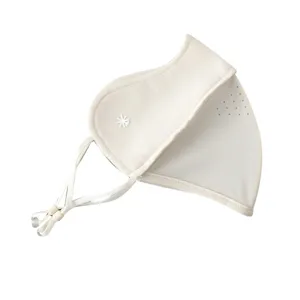 Masque facial de protection solaire UPF50+ pour femmes, bouclier anti-UV en soie glacée.