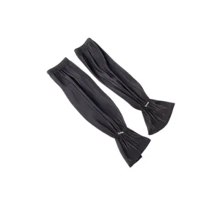 Black ice silk sun protection arm sleeves long UV protection cooling sleeves for driving
