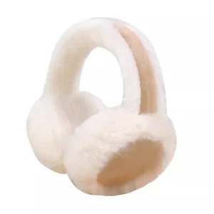 Gemütliche Plüsch Winter Ohrenschützer für Damen und Herren, weiche warme Ohrenwärmer.