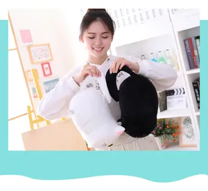 Cute fat cat plush toy doll soft stuffed animal pillow birthday gift for kids and girls