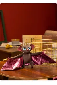 Vampire bat plush toy cute stuffed animal spooky Halloween party decoration doll gift