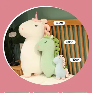 Soft giant unicorn plush toy stuffed animal doll, cute sleeping pillow gift for girls.