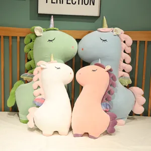 Cute soft plush unicorn stuffed animal toy hugging pillow cute doll girl birthday gift home decor