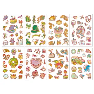 8 φύλλα χαριτωμένα αυτοκόλλητα φεστιβάλ planner clipart αδιάβροχα για ημερολόγιο
