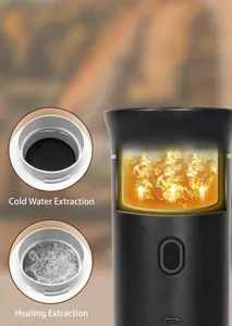 Portable capsule coffee machine wireless electric espresso maker for outdoor travel use