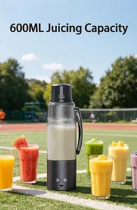 Tazza spremiagrumi elettrica portatile 600ml frullatore per succo di frutta fresco
