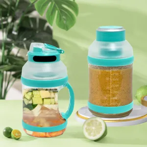Tragbarer Elektrischer Entsafter Becher Große Kapazität Smoothie Maker Kabelloser Mixer Küche Saftflasche USB Aufladung