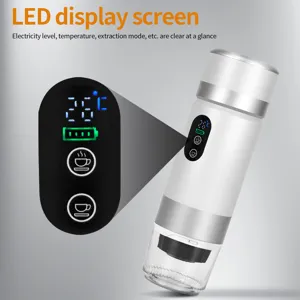 Portable electric espresso coffee maker USB rechargeable handheld capsule coffee machine