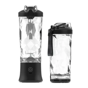 Tragbarer Elektrischer Entsafter Becher USB Wiederaufladbar Mini Frucht Mixer Edelstahl Klingen Multifunktional Küchenmaschine Smoothie Maker
