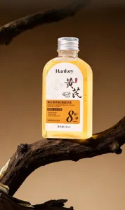 Detail view of Hankey astragalus vitamin E glycerin bottle, moisturizing and hydrating skin care.