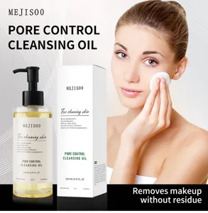 MEJISOO olio detergente controllo dei pori 200ml rimuove trucco senza residui.