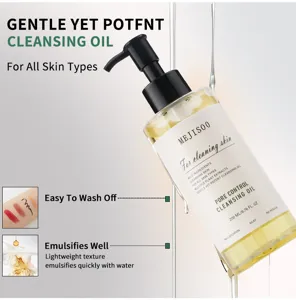 Olio detergente struccante per pori, pulizia delicata e profonda del viso, 200ml.