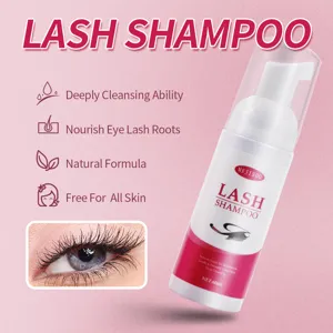 MEJISOO Wimper Shampoo 60ml Wimpernreiniger Mousse Zachte Schuim voor Extensions