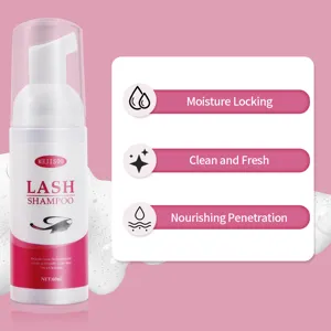 MEJISOO wimperreinigingsmousse voor zachte wimperreiniging en dagelijkse verzorging, 60ml.