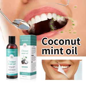 Coconut Mint Mouthwash Natural Teeth Pulling Oil Fresh Breath Oral Care Liquid Daily Cleaning Mouth Wash