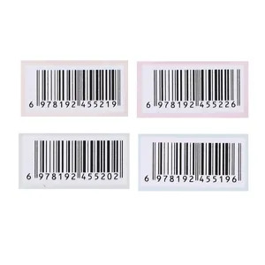 Hand cream barcode detail view showing product code labels and packaging specifications.