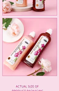 Onion biotin rosemary hair shampoo and conditioner set, 500ml nourishing hair care.