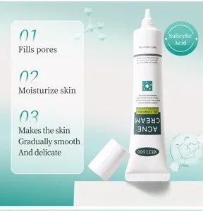 Crème visage anti-acné pour la réparation en profondeur, le contrôle du sébum et le soin.
