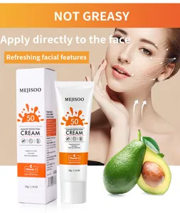 MEJISOO Sommer Schutzcreme LSF 50 mit Vitamin C, feuchtigkeitsspendend und nicht fettend.