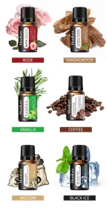 Aromatherapy Essential Oil Set 10ml Plant Extract Fragrance Oil Variety Gift Pack.