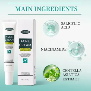 Crème visage anti-acné Mejisoo à l'acide salicylique et niacinamide pour le soin des peaux.