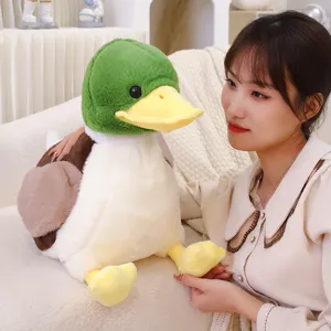 Simatico germano reale peluche anatra bambola morbido animale imbottito regalo bambini.