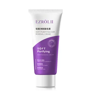 Crème Épilatoire Douce pour Femmes Peau Lisse Sans Douleur Soin du Corps Crème Épilatoire Longue Durée pour Jambes et Aisselles