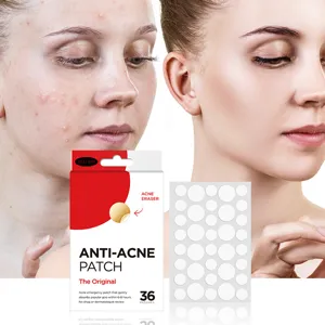 Cerotti anti-acne 36 pezzi adesivi invisibili per brufoli cura della pelle del viso.