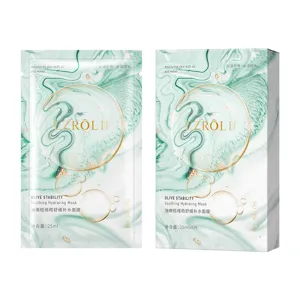 Olive Extract Soothing And Hydrating Facial Mask Moisturizing Nourishing Skincare Sheet Mask For Daily Face Care