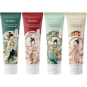HanKey Chinese Style Oriental Fragrance Hand Cream Moisturizing Hydrating Nourishing Portable Hand Care Tube Beauty Cosmetics
