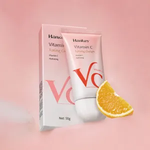Creme tonifiante Vitamin C Hankey legere hydratante base de maquillage naturelle 50g