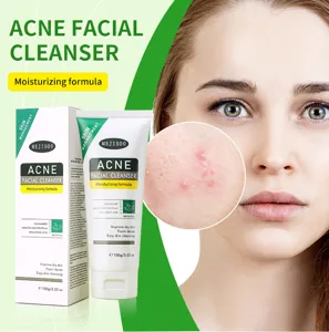 Acne facial cleanser with niacinamide and centella, deep cleansing 100g for skin care.