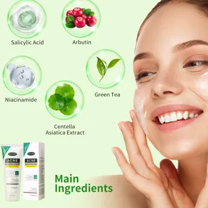 Deep Cleaning Oil Control Moisturizing Gentle Facial Cleanser Acne Treatment Daily Face Skin Care Wash